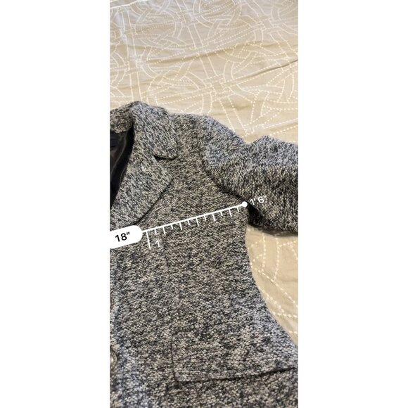 Vtg Elegant Wool Blend Womens Slimming Blazer Sz10 Dk Academia Whimsigoth Y2K - Picture 12 of 16